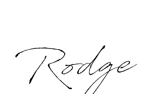 Rodge stylish signature style. Best Handwritten Sign (Antro_Vectra) for my name. Handwritten Signature Collection Ideas for my name Rodge. Rodge signature style 6 images and pictures png