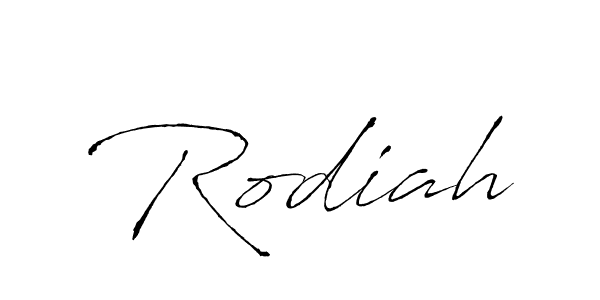 Also we have Rodiah name is the best signature style. Create professional handwritten signature collection using Antro_Vectra autograph style. Rodiah signature style 6 images and pictures png