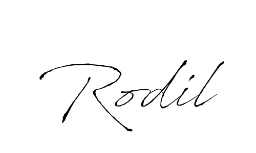 How to make Rodil name signature. Use Antro_Vectra style for creating short signs online. This is the latest handwritten sign. Rodil signature style 6 images and pictures png