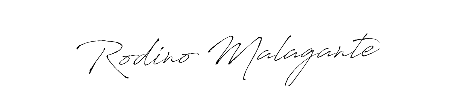 Design your own signature with our free online signature maker. With this signature software, you can create a handwritten (Antro_Vectra) signature for name Rodino Malagante. Rodino Malagante signature style 6 images and pictures png