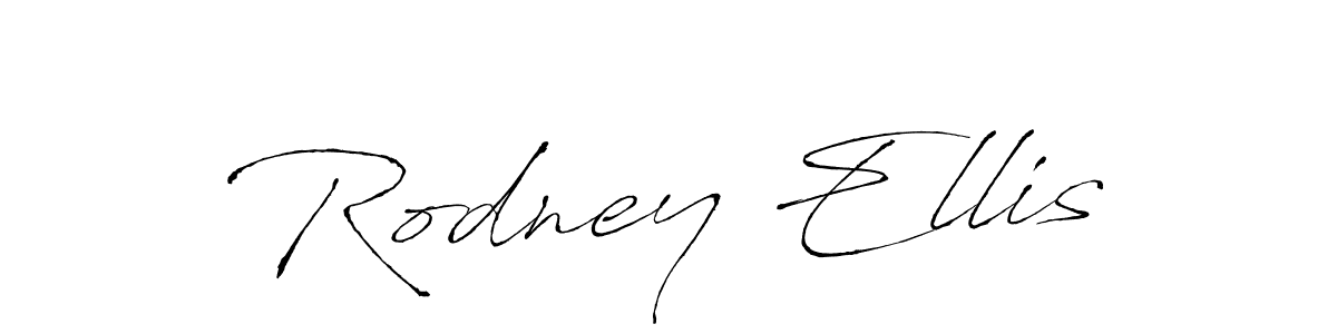 How to make Rodney Ellis name signature. Use Antro_Vectra style for creating short signs online. This is the latest handwritten sign. Rodney Ellis signature style 6 images and pictures png