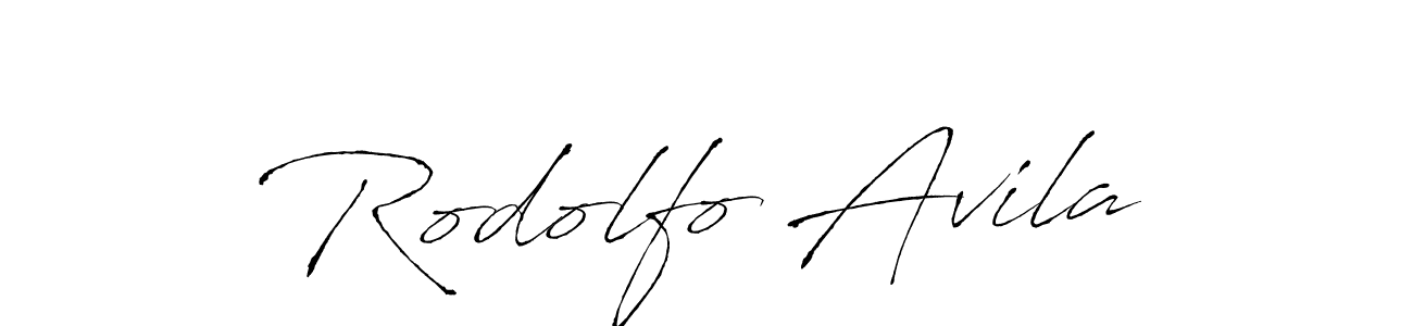 Rodolfo Avila stylish signature style. Best Handwritten Sign (Antro_Vectra) for my name. Handwritten Signature Collection Ideas for my name Rodolfo Avila. Rodolfo Avila signature style 6 images and pictures png