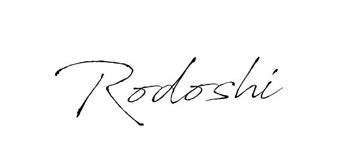 Use a signature maker to create a handwritten signature online. With this signature software, you can design (Antro_Vectra) your own signature for name Rodoshi. Rodoshi signature style 6 images and pictures png