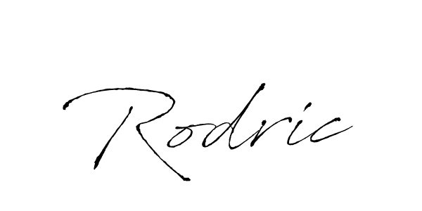 Make a beautiful signature design for name Rodric. With this signature (Antro_Vectra) style, you can create a handwritten signature for free. Rodric signature style 6 images and pictures png