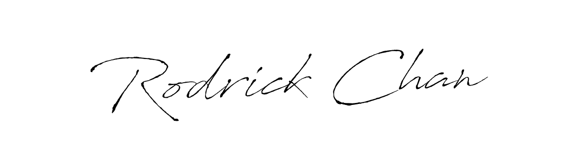 Make a beautiful signature design for name Rodrick Chan. Use this online signature maker to create a handwritten signature for free. Rodrick Chan signature style 6 images and pictures png