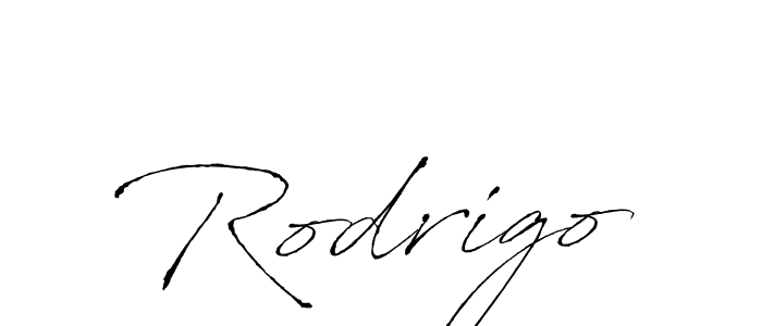 Design your own signature with our free online signature maker. With this signature software, you can create a handwritten (Antro_Vectra) signature for name Rodrigo. Rodrigo signature style 6 images and pictures png