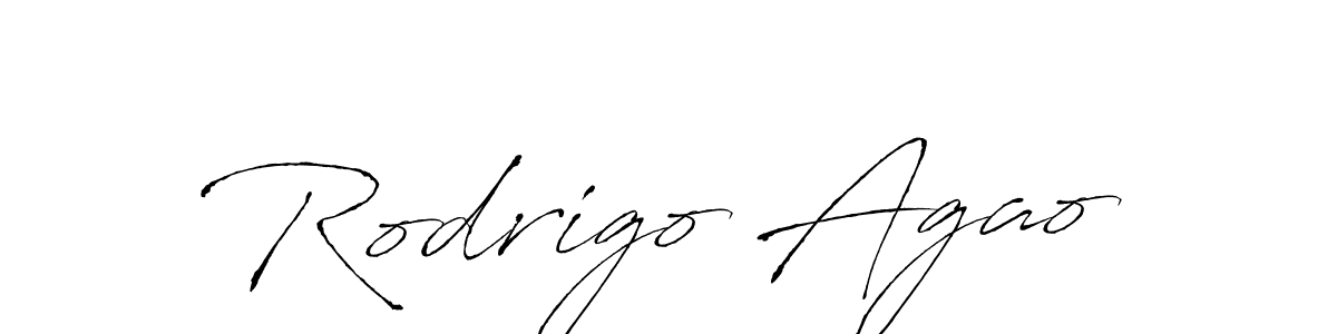 Also we have Rodrigo Agao name is the best signature style. Create professional handwritten signature collection using Antro_Vectra autograph style. Rodrigo Agao signature style 6 images and pictures png