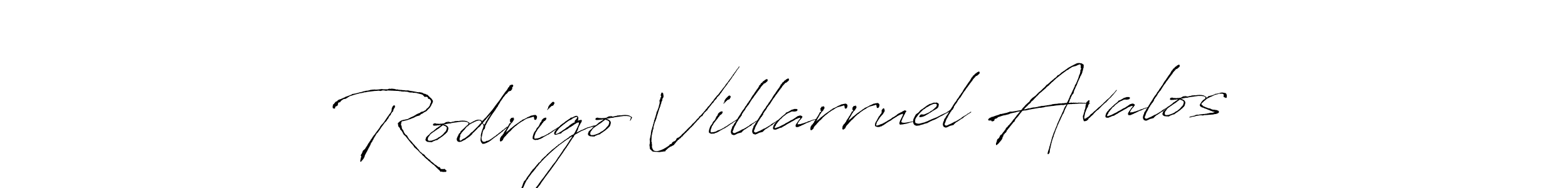 Also we have Rodrigo Villarruel Avalos name is the best signature style. Create professional handwritten signature collection using Antro_Vectra autograph style. Rodrigo Villarruel Avalos signature style 6 images and pictures png
