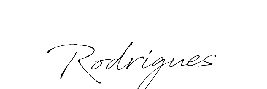 Create a beautiful signature design for name Rodrigues. With this signature (Antro_Vectra) fonts, you can make a handwritten signature for free. Rodrigues signature style 6 images and pictures png