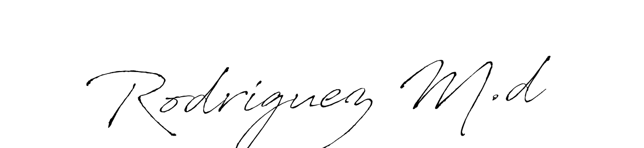 if you are searching for the best signature style for your name Rodriguez M.d. so please give up your signature search. here we have designed multiple signature styles  using Antro_Vectra. Rodriguez M.d signature style 6 images and pictures png