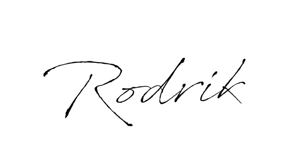 Rodrik stylish signature style. Best Handwritten Sign (Antro_Vectra) for my name. Handwritten Signature Collection Ideas for my name Rodrik. Rodrik signature style 6 images and pictures png