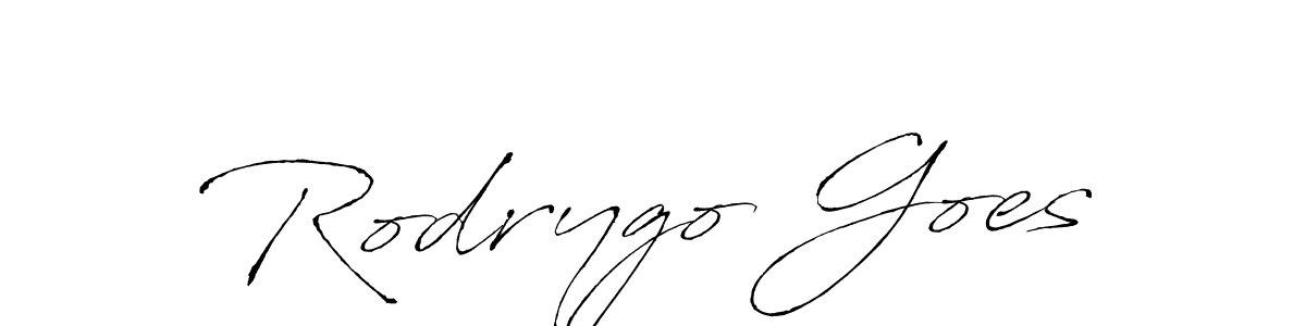 Rodrygo Goes stylish signature style. Best Handwritten Sign (Antro_Vectra) for my name. Handwritten Signature Collection Ideas for my name Rodrygo Goes. Rodrygo Goes signature style 6 images and pictures png