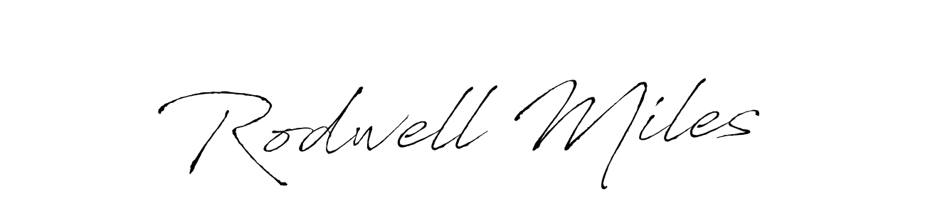 Make a beautiful signature design for name Rodwell Miles. With this signature (Antro_Vectra) style, you can create a handwritten signature for free. Rodwell Miles signature style 6 images and pictures png