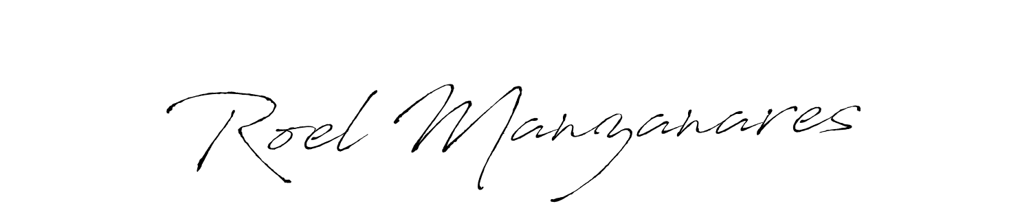 Antro_Vectra is a professional signature style that is perfect for those who want to add a touch of class to their signature. It is also a great choice for those who want to make their signature more unique. Get Roel Manzanares name to fancy signature for free. Roel Manzanares signature style 6 images and pictures png