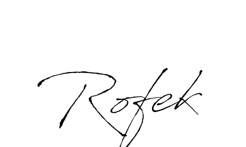 You should practise on your own different ways (Antro_Vectra) to write your name (Rofek) in signature. don't let someone else do it for you. Rofek signature style 6 images and pictures png