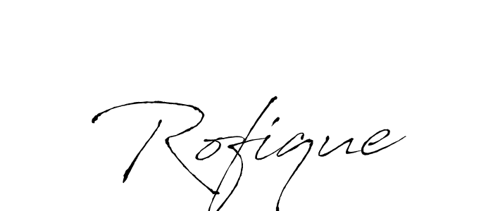 Make a beautiful signature design for name Rofique. Use this online signature maker to create a handwritten signature for free. Rofique signature style 6 images and pictures png