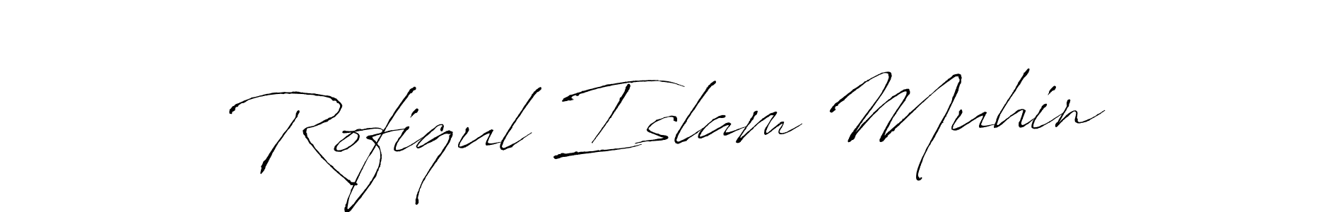 The best way (Antro_Vectra) to make a short signature is to pick only two or three words in your name. The name Rofiqul Islam Muhin include a total of six letters. For converting this name. Rofiqul Islam Muhin signature style 6 images and pictures png