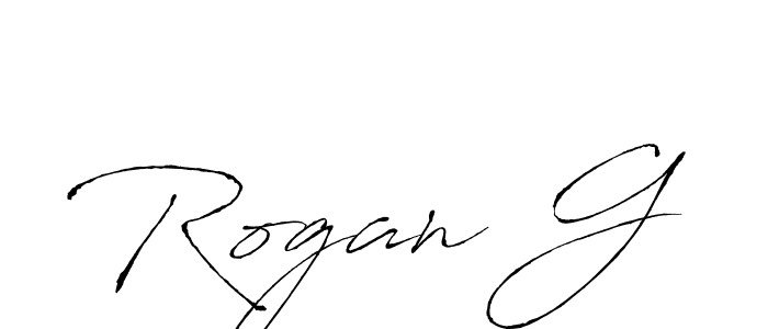 Antro_Vectra is a professional signature style that is perfect for those who want to add a touch of class to their signature. It is also a great choice for those who want to make their signature more unique. Get Rogan G name to fancy signature for free. Rogan G signature style 6 images and pictures png