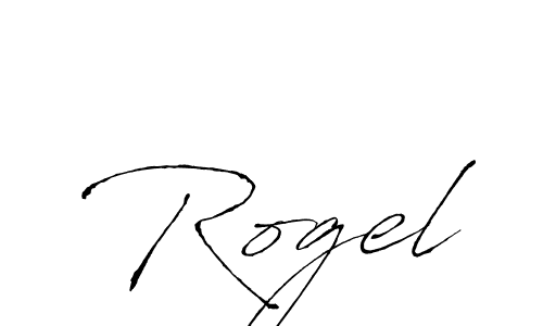 Rogel stylish signature style. Best Handwritten Sign (Antro_Vectra) for my name. Handwritten Signature Collection Ideas for my name Rogel. Rogel signature style 6 images and pictures png