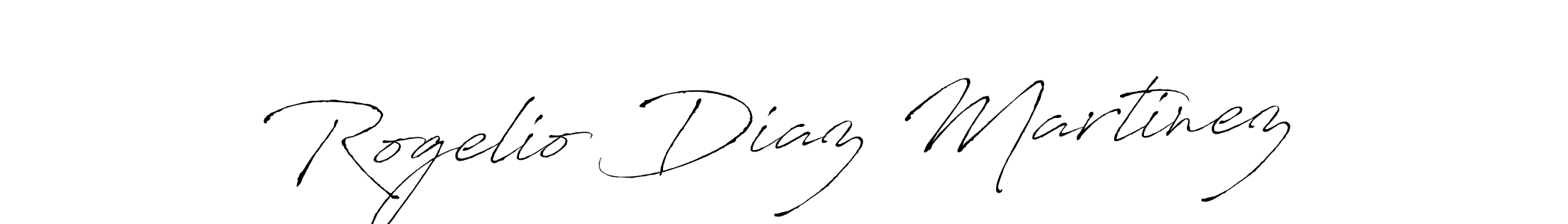 Make a beautiful signature design for name Rogelio Diaz Martinez. With this signature (Antro_Vectra) style, you can create a handwritten signature for free. Rogelio Diaz Martinez signature style 6 images and pictures png