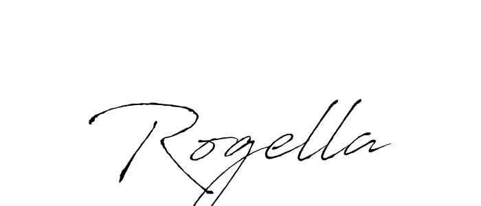 Rogella stylish signature style. Best Handwritten Sign (Antro_Vectra) for my name. Handwritten Signature Collection Ideas for my name Rogella. Rogella signature style 6 images and pictures png