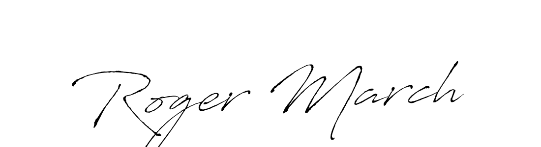 You should practise on your own different ways (Antro_Vectra) to write your name (Roger March) in signature. don't let someone else do it for you. Roger March signature style 6 images and pictures png