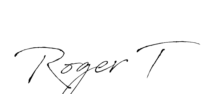 Similarly Antro_Vectra is the best handwritten signature design. Signature creator online .You can use it as an online autograph creator for name Roger T. Roger T signature style 6 images and pictures png