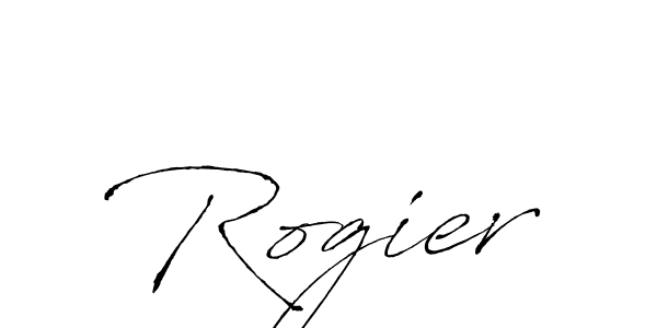 Antro_Vectra is a professional signature style that is perfect for those who want to add a touch of class to their signature. It is also a great choice for those who want to make their signature more unique. Get Rogier name to fancy signature for free. Rogier signature style 6 images and pictures png