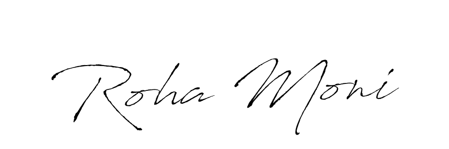 You can use this online signature creator to create a handwritten signature for the name Roha Moni. This is the best online autograph maker. Roha Moni signature style 6 images and pictures png