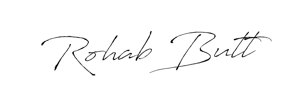 Similarly Antro_Vectra is the best handwritten signature design. Signature creator online .You can use it as an online autograph creator for name Rohab Butt. Rohab Butt signature style 6 images and pictures png