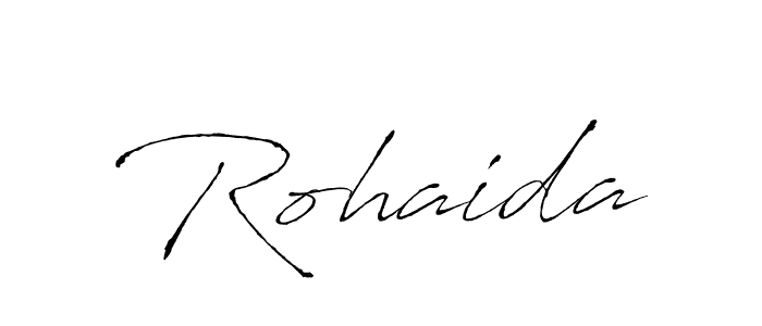 Create a beautiful signature design for name Rohaida. With this signature (Antro_Vectra) fonts, you can make a handwritten signature for free. Rohaida signature style 6 images and pictures png