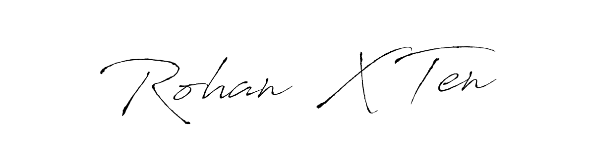 Best and Professional Signature Style for Rohan  X Ten. Antro_Vectra Best Signature Style Collection. Rohan  X Ten signature style 6 images and pictures png