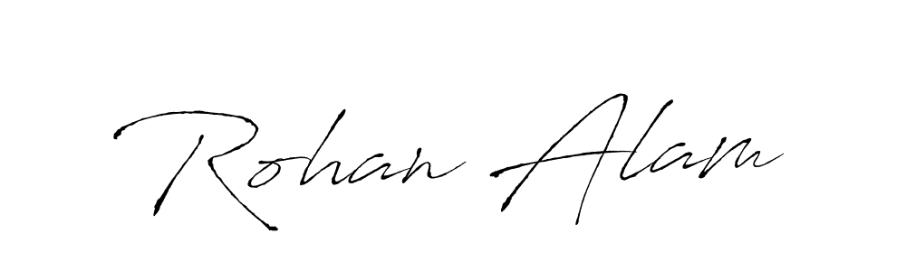 You can use this online signature creator to create a handwritten signature for the name Rohan Alam. This is the best online autograph maker. Rohan Alam signature style 6 images and pictures png
