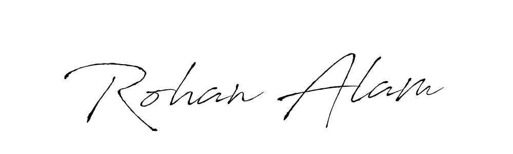 Rohan Alam stylish signature style. Best Handwritten Sign (Antro_Vectra) for my name. Handwritten Signature Collection Ideas for my name Rohan Alam. Rohan Alam signature style 6 images and pictures png