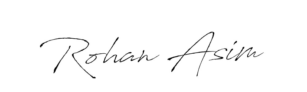 Make a beautiful signature design for name Rohan Asim. Use this online signature maker to create a handwritten signature for free. Rohan Asim signature style 6 images and pictures png