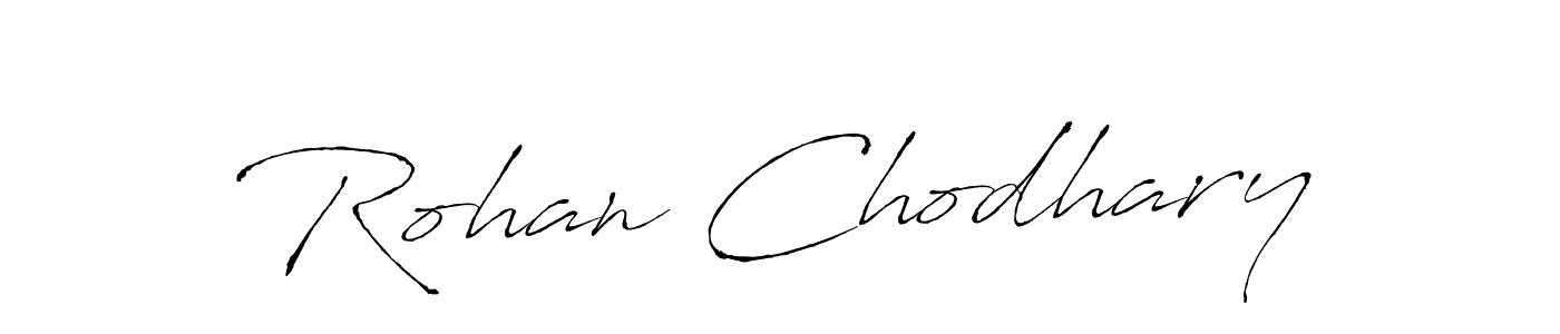 Also we have Rohan Chodhary name is the best signature style. Create professional handwritten signature collection using Antro_Vectra autograph style. Rohan Chodhary signature style 6 images and pictures png