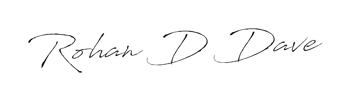 Similarly Antro_Vectra is the best handwritten signature design. Signature creator online .You can use it as an online autograph creator for name Rohan D Dave. Rohan D Dave signature style 6 images and pictures png