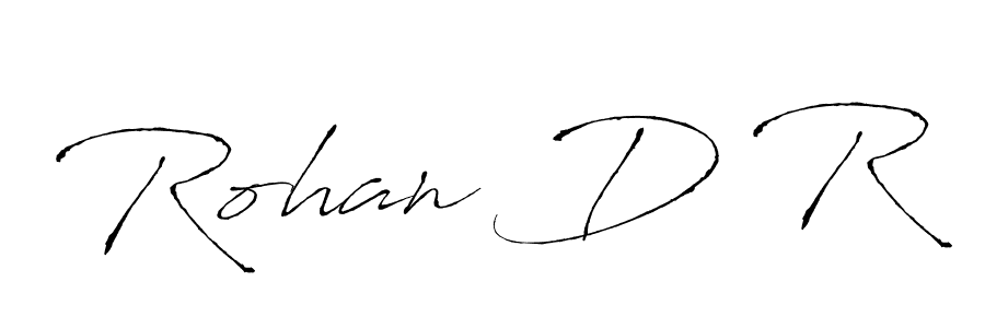 You should practise on your own different ways (Antro_Vectra) to write your name (Rohan D R) in signature. don't let someone else do it for you. Rohan D R signature style 6 images and pictures png
