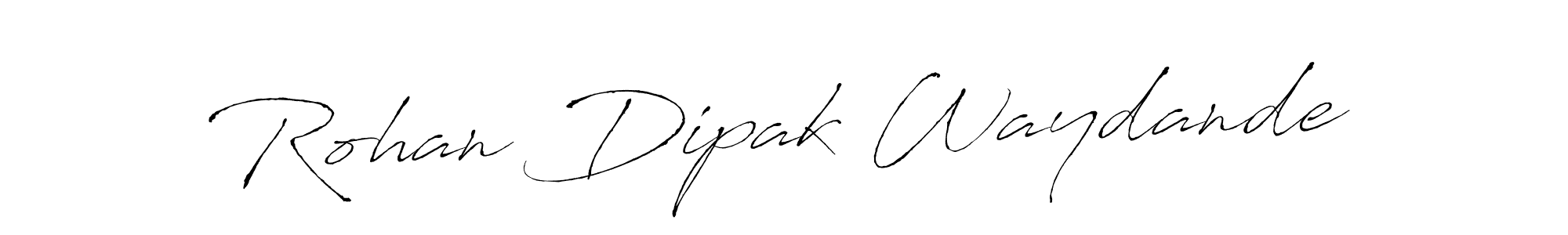 You can use this online signature creator to create a handwritten signature for the name Rohan Dipak Waydande. This is the best online autograph maker. Rohan Dipak Waydande signature style 6 images and pictures png