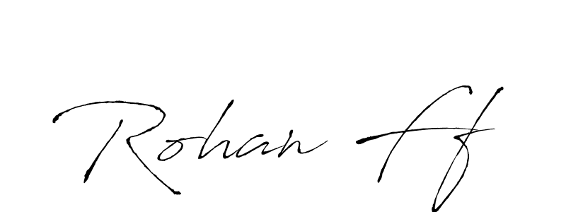 The best way (Antro_Vectra) to make a short signature is to pick only two or three words in your name. The name Rohan Ff include a total of six letters. For converting this name. Rohan Ff signature style 6 images and pictures png