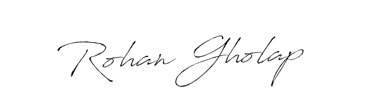 Antro_Vectra is a professional signature style that is perfect for those who want to add a touch of class to their signature. It is also a great choice for those who want to make their signature more unique. Get Rohan Gholap name to fancy signature for free. Rohan Gholap signature style 6 images and pictures png