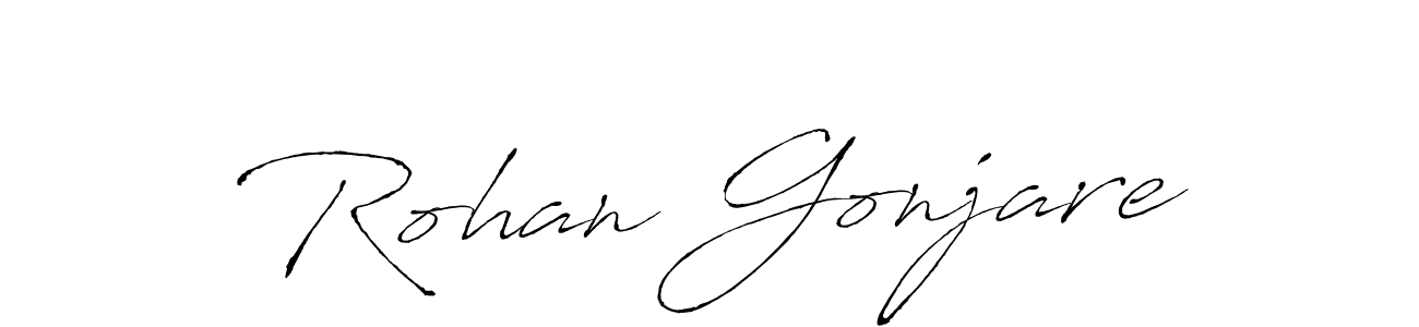 It looks lik you need a new signature style for name Rohan Gonjare. Design unique handwritten (Antro_Vectra) signature with our free signature maker in just a few clicks. Rohan Gonjare signature style 6 images and pictures png