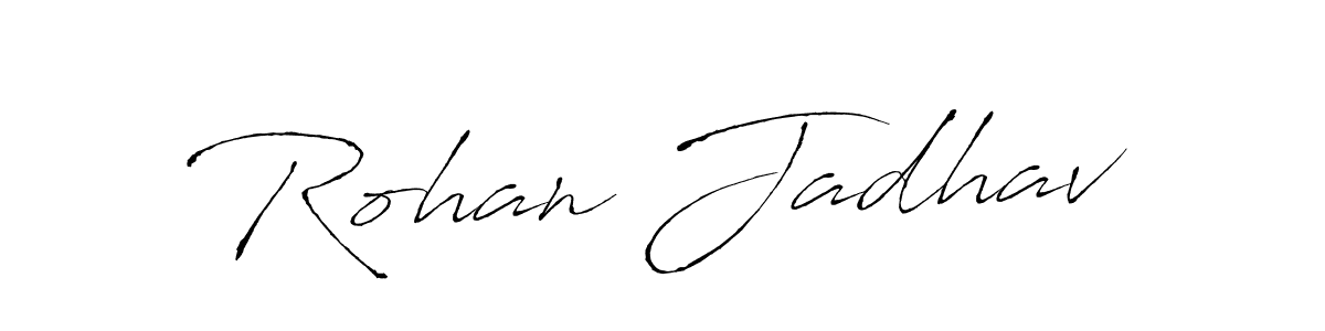 How to make Rohan Jadhav signature? Antro_Vectra is a professional autograph style. Create handwritten signature for Rohan Jadhav name. Rohan Jadhav signature style 6 images and pictures png