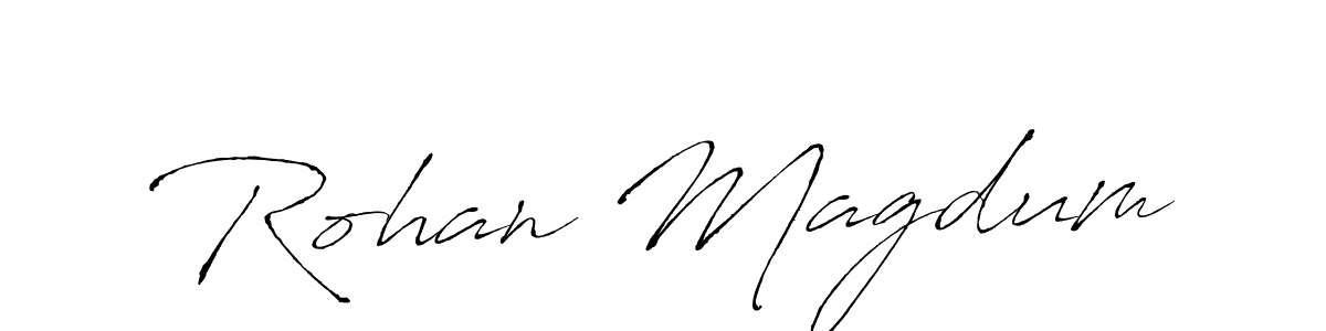 Also we have Rohan Magdum name is the best signature style. Create professional handwritten signature collection using Antro_Vectra autograph style. Rohan Magdum signature style 6 images and pictures png