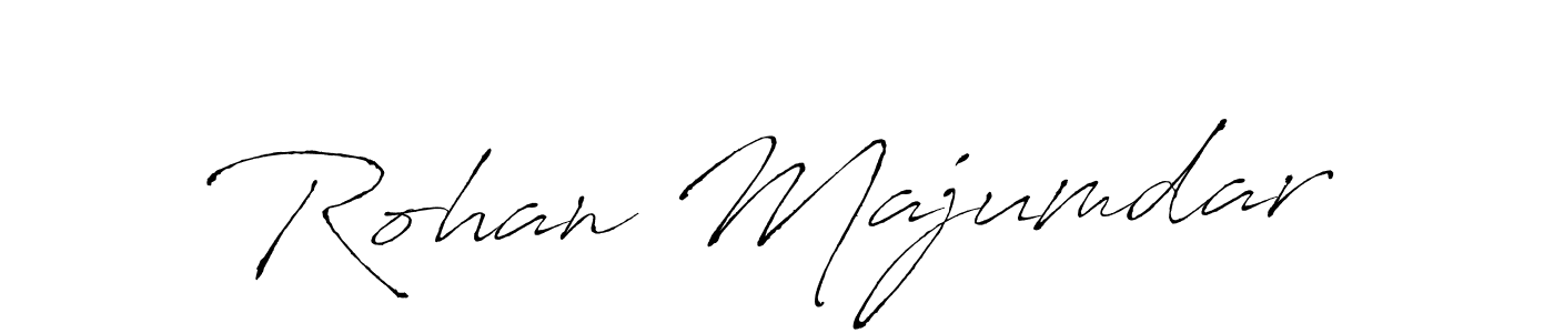 Create a beautiful signature design for name Rohan Majumdar. With this signature (Antro_Vectra) fonts, you can make a handwritten signature for free. Rohan Majumdar signature style 6 images and pictures png