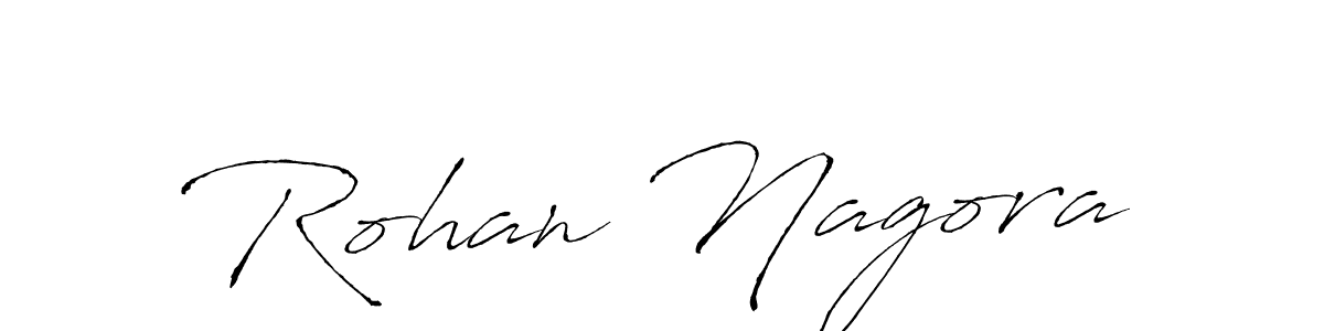 Similarly Antro_Vectra is the best handwritten signature design. Signature creator online .You can use it as an online autograph creator for name Rohan Nagora. Rohan Nagora signature style 6 images and pictures png