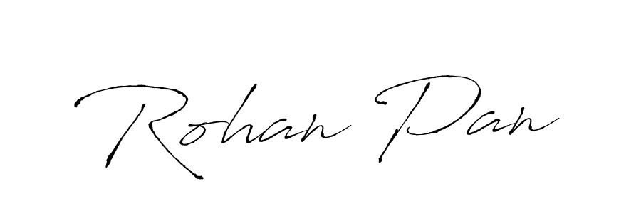 The best way (Antro_Vectra) to make a short signature is to pick only two or three words in your name. The name Rohan Pan include a total of six letters. For converting this name. Rohan Pan signature style 6 images and pictures png