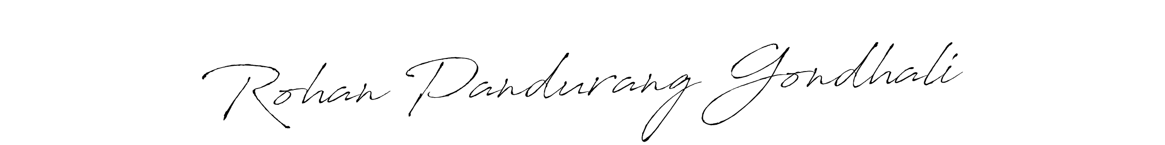 It looks lik you need a new signature style for name Rohan Pandurang Gondhali. Design unique handwritten (Antro_Vectra) signature with our free signature maker in just a few clicks. Rohan Pandurang Gondhali signature style 6 images and pictures png
