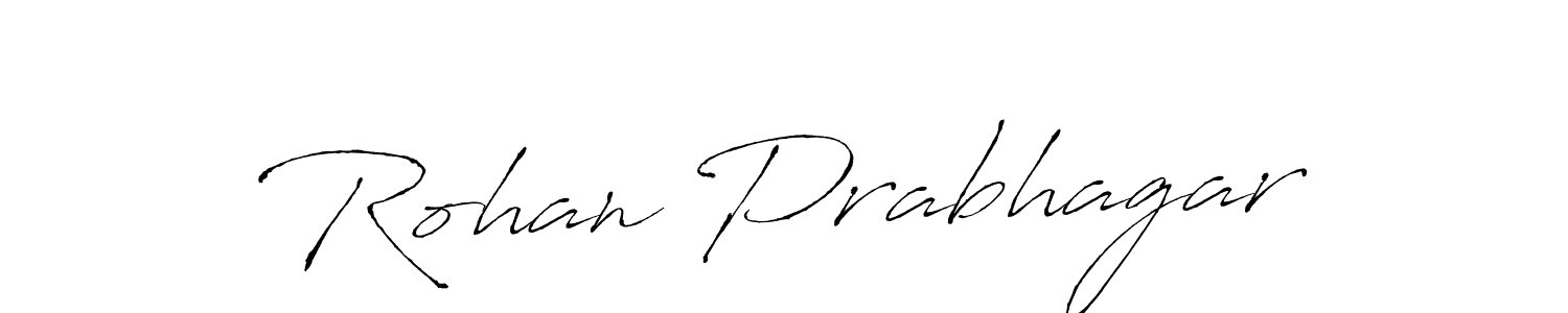 Rohan Prabhagar stylish signature style. Best Handwritten Sign (Antro_Vectra) for my name. Handwritten Signature Collection Ideas for my name Rohan Prabhagar. Rohan Prabhagar signature style 6 images and pictures png