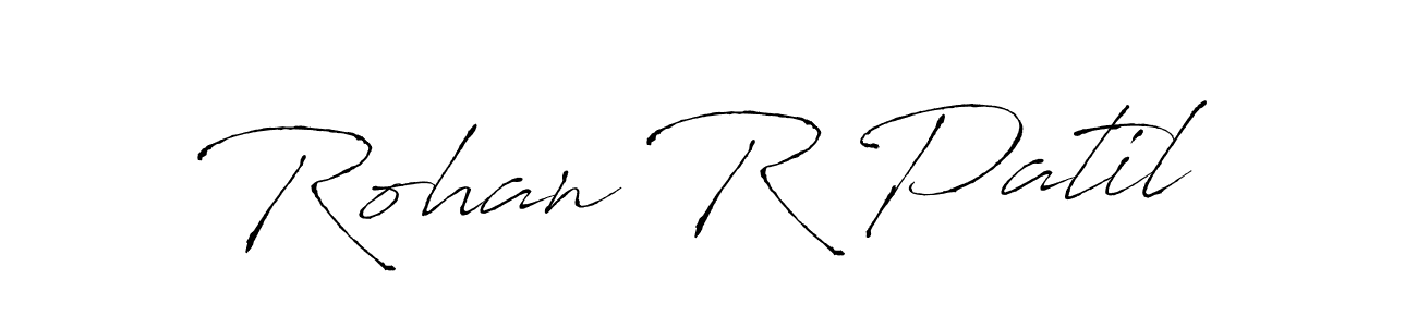 Make a beautiful signature design for name Rohan R Patil. With this signature (Antro_Vectra) style, you can create a handwritten signature for free. Rohan R Patil signature style 6 images and pictures png